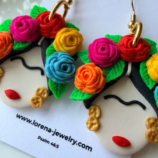 Frida Kahlo Inspired Earrings