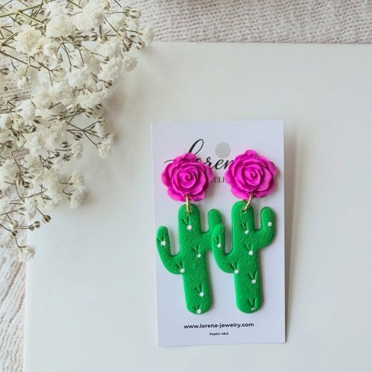 Nopal Y Flor Earrings