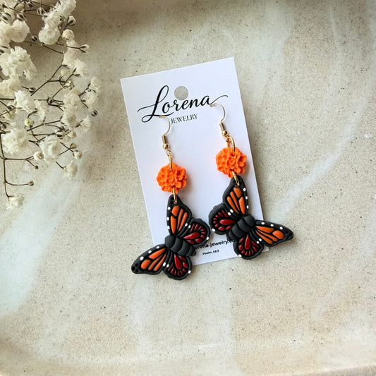 Mariposa Monarca Earrings