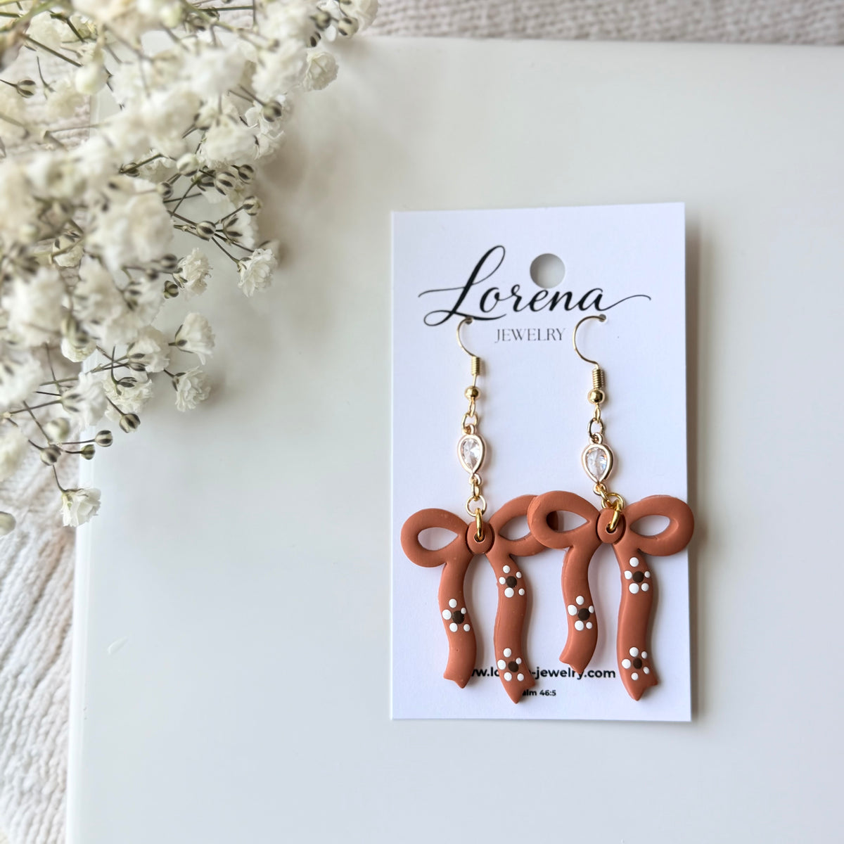 Moño De Barro Earrings