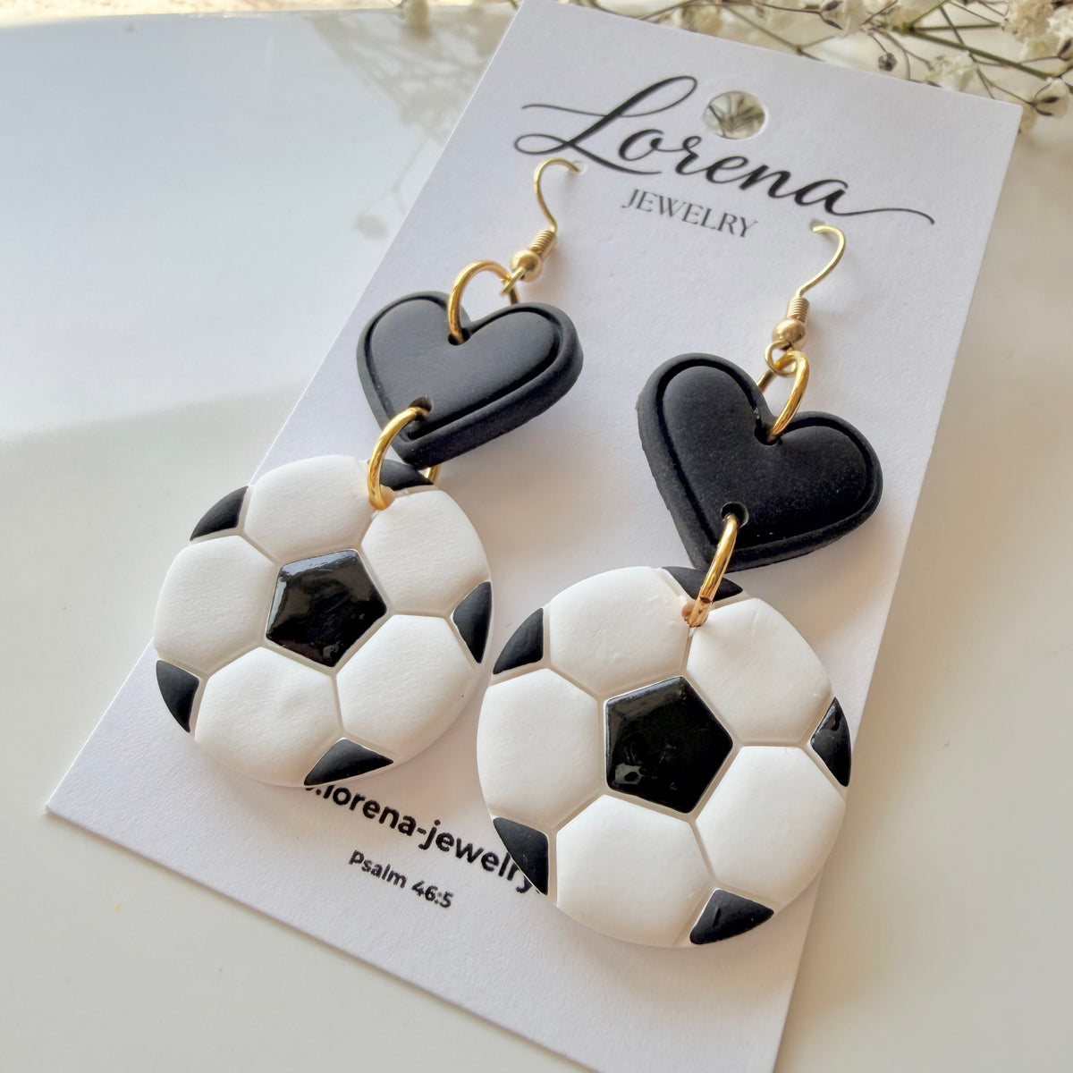 Soccer Earrings