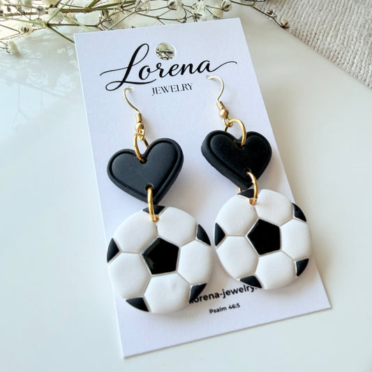 Soccer Earrings