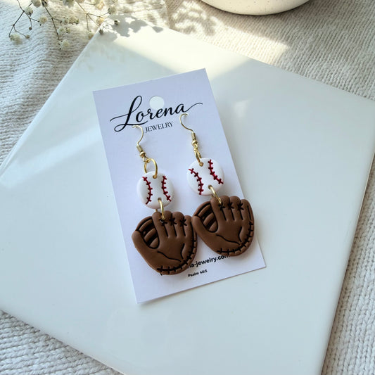 Baseball and Glove Earrings