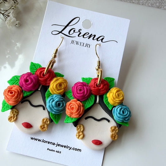 Frida Kahlo Inspired Earrings
