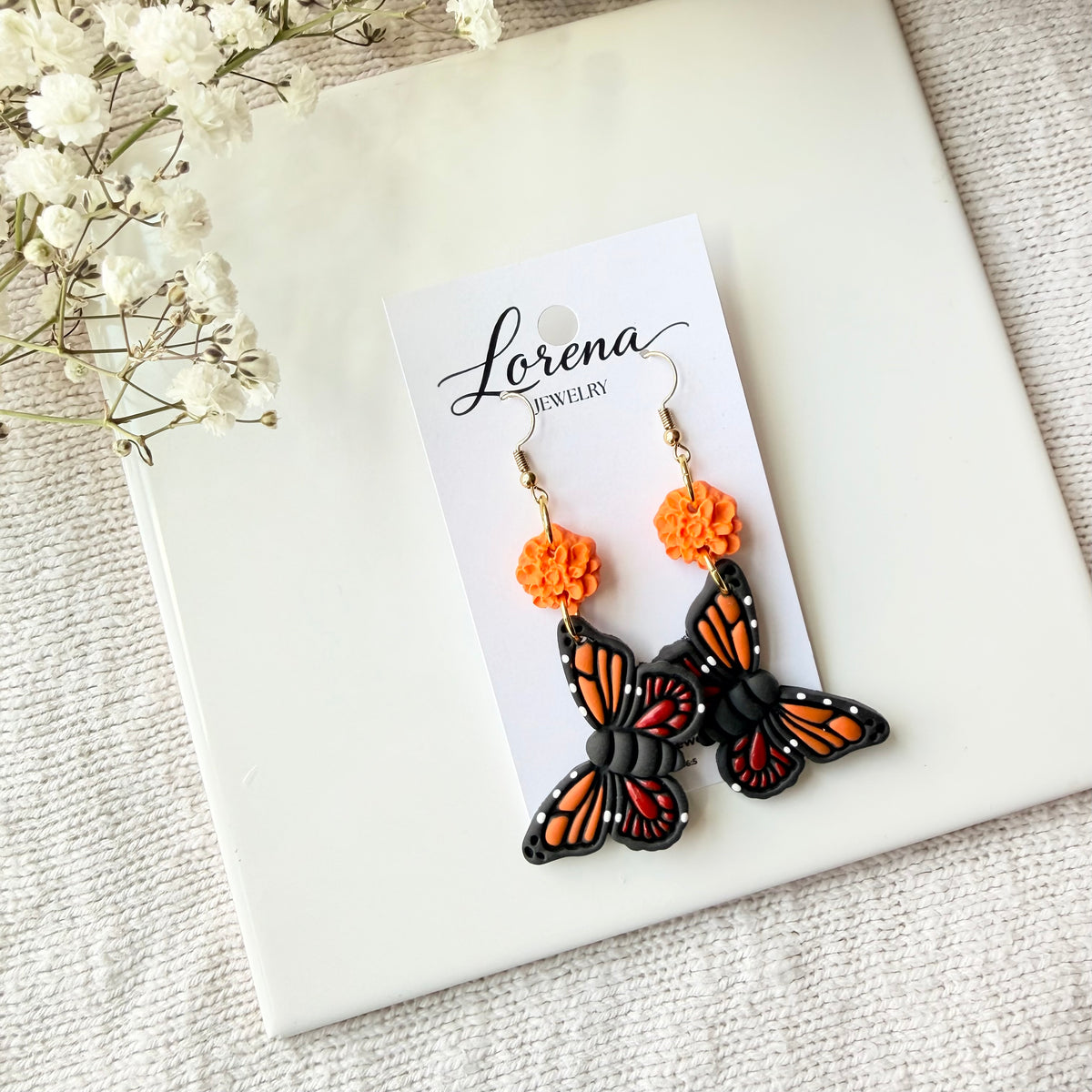 Mariposa Monarca Earrings