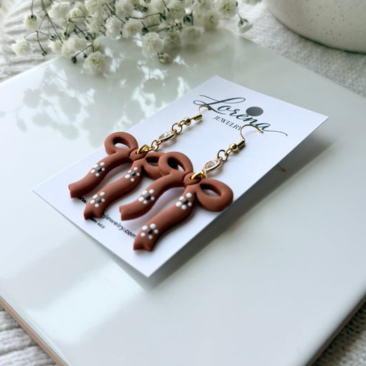 Moño De Barro Earrings