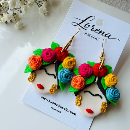 Frida Kahlo Inspired Earrings
