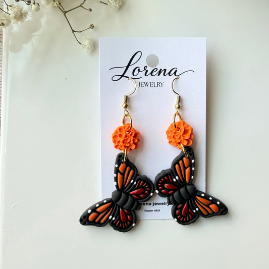 Mariposa Monarca Earrings