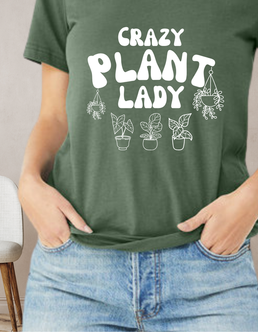 Crazy plant lady shirt