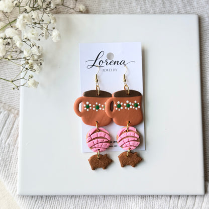 Cafecito y Pan Dulce Earrings