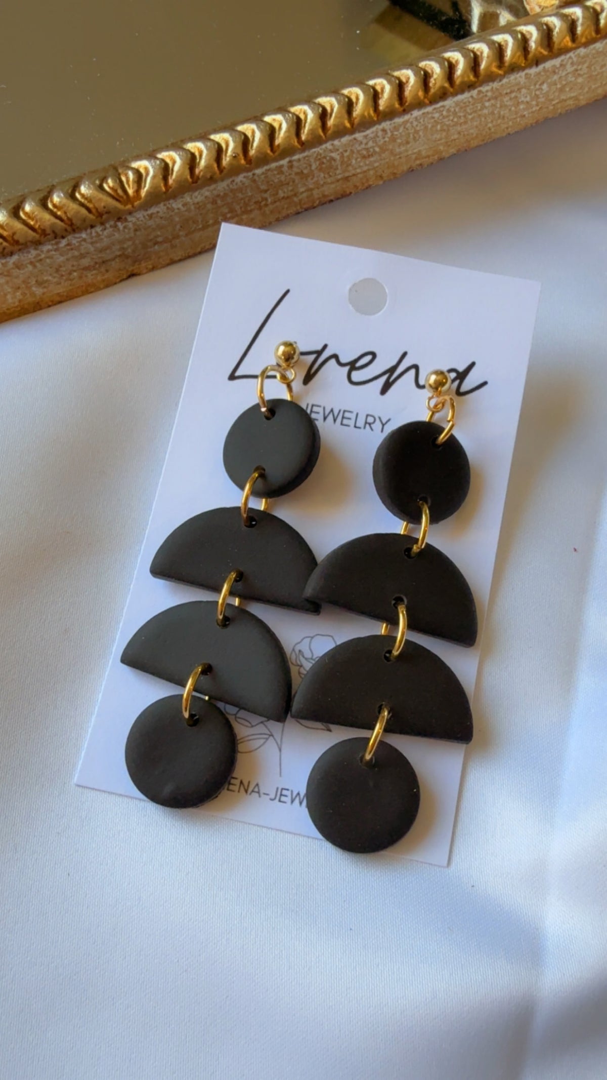 Black Boho Earrings