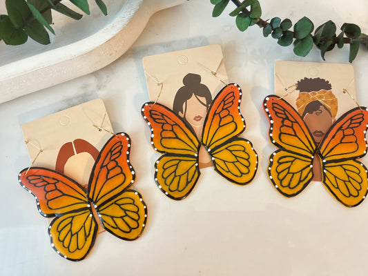 Monarch butterfly wings