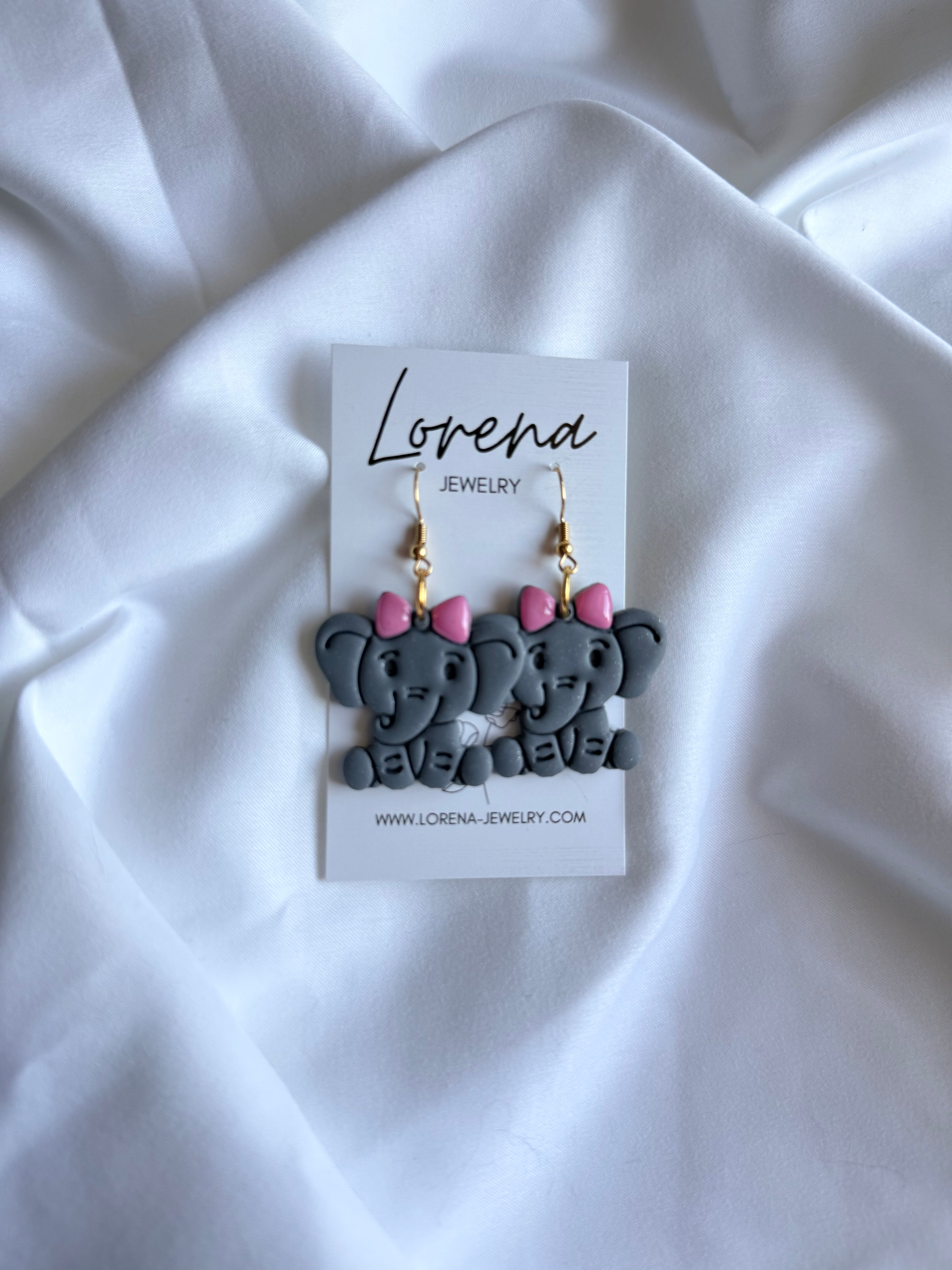 Coquette Elephant Earrings