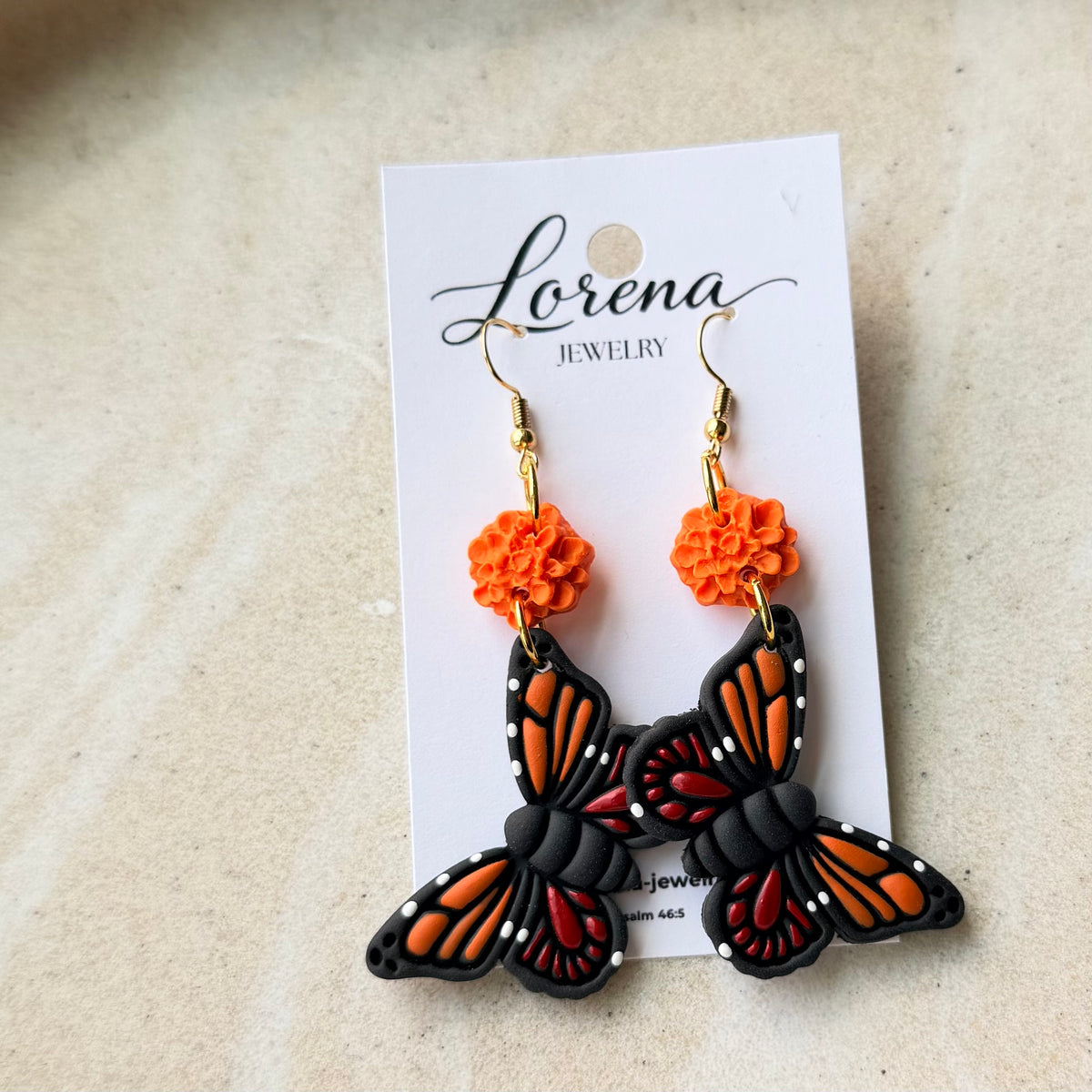 Mariposa Monarca Earrings
