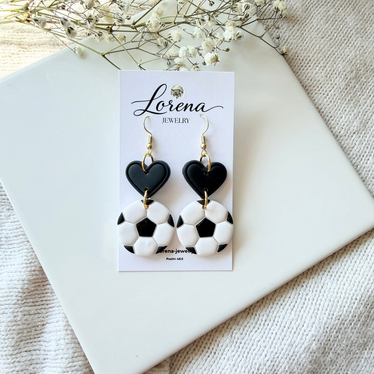 Soccer Earrings