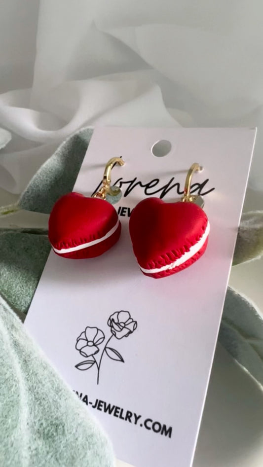 Heart Macarons