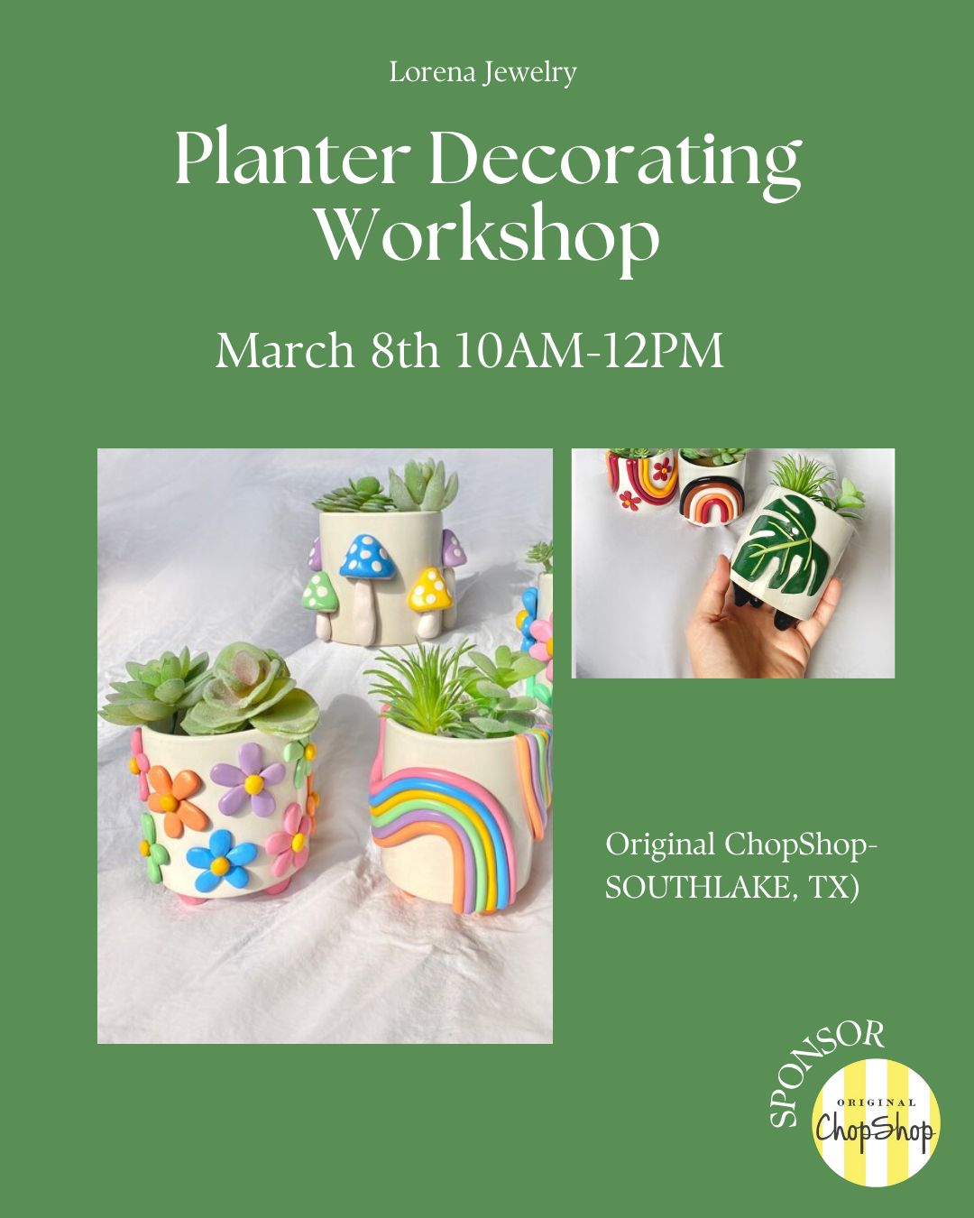 Planter Decorating Workshop (Southlake)