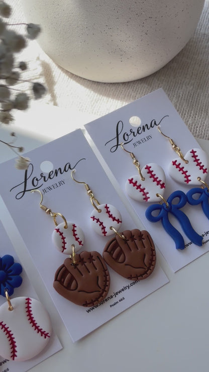 Baseball and Glove Earrings