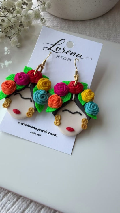 Frida Kahlo Inspired Earrings